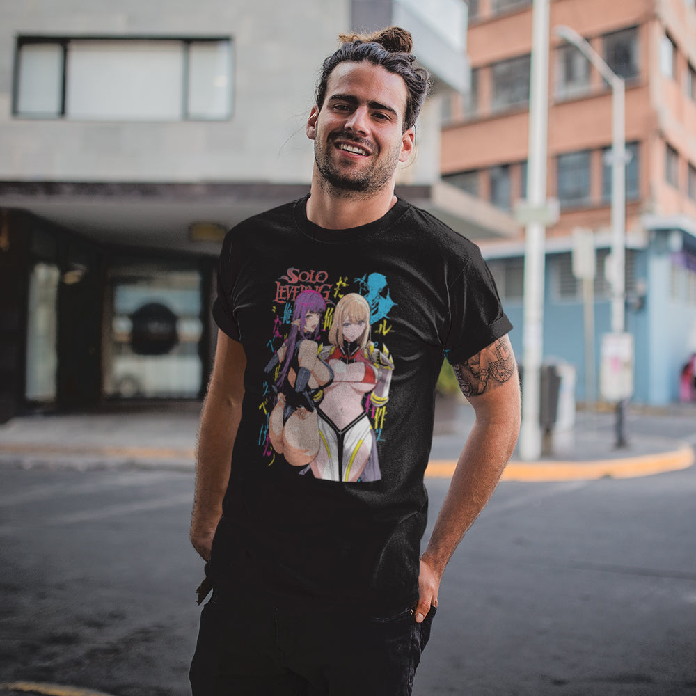 Playera Waifus Solo Leveling N-0853